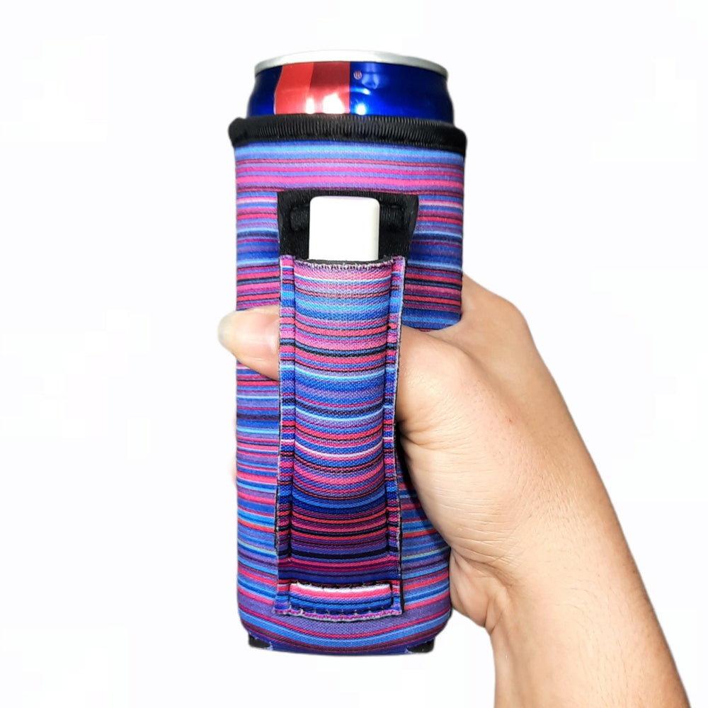 Purple Serape 12oz Slim Can Handler™ - Drink Handlers