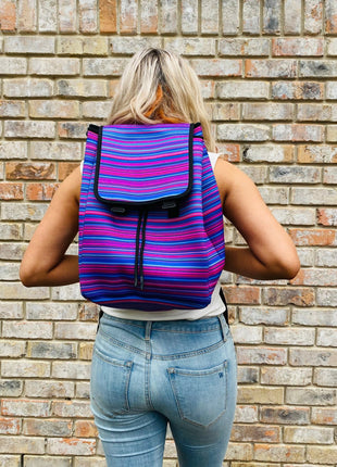 Purple Serape Backpack - Drink Handlers