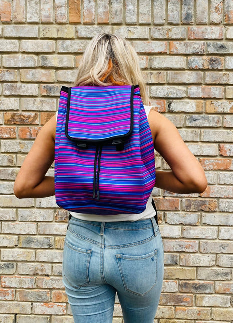 Purple Serape Backpack - Drink Handlers