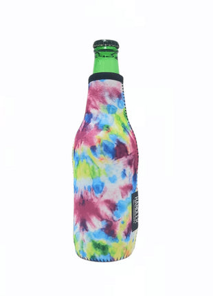 Purple Tie Dye 12oz Bottleneck Sleeve - Drink Handlers