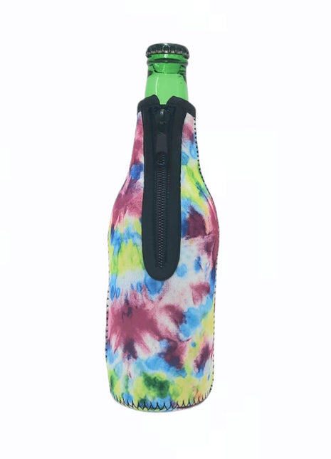 Purple Tie Dye 12oz Bottleneck Sleeve - Drink Handlers