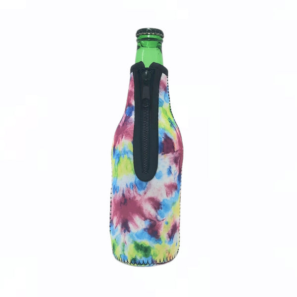 Purple Tie Dye 12oz Bottleneck Sleeve - Drink Handlers