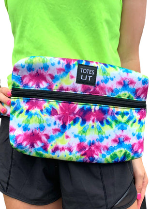 Purple Tie Dye Fanny Packin' Tote - Drink Handlers