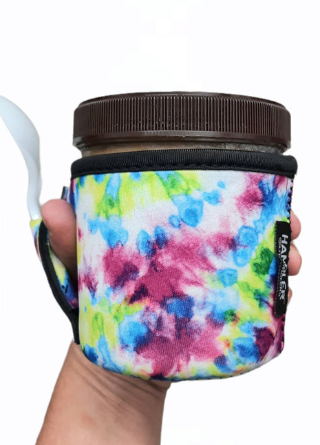 Purple Tie Dye Pint Size Ice Cream Handler™ - Drink Handlers