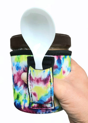 Purple Tie Dye Pint Size Ice Cream Handler™ - Drink Handlers
