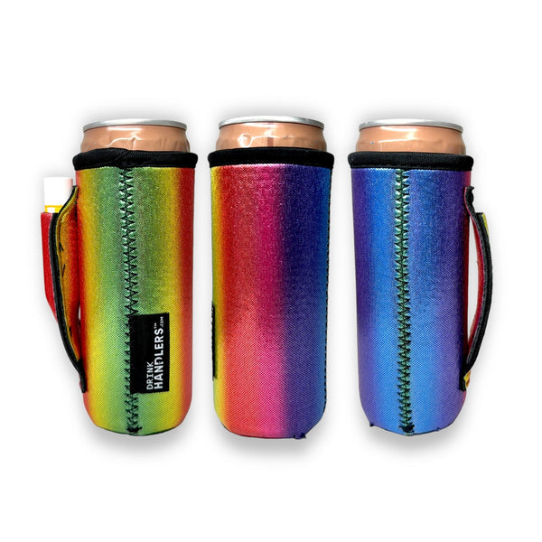 Radiant Rainbow 12oz Slim Can Handler™ - Drink Handlers
