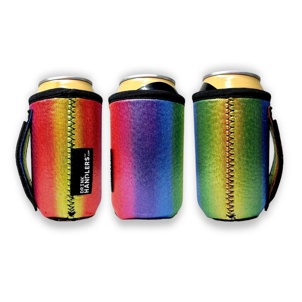 Radiant Rainbow 12oz Stubby Can Handler™ - Drink Handlers