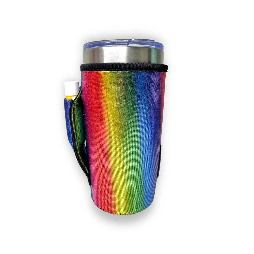 Radiant Rainbow 20oz Large Coffee / Tea / Tumbler Handler™ - Drink Handlers