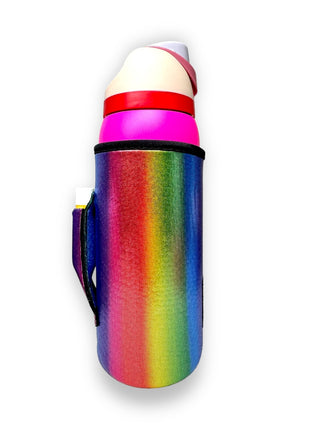 Radiant Rainbow 30oz Tumbler Handler™ - Drink Handlers