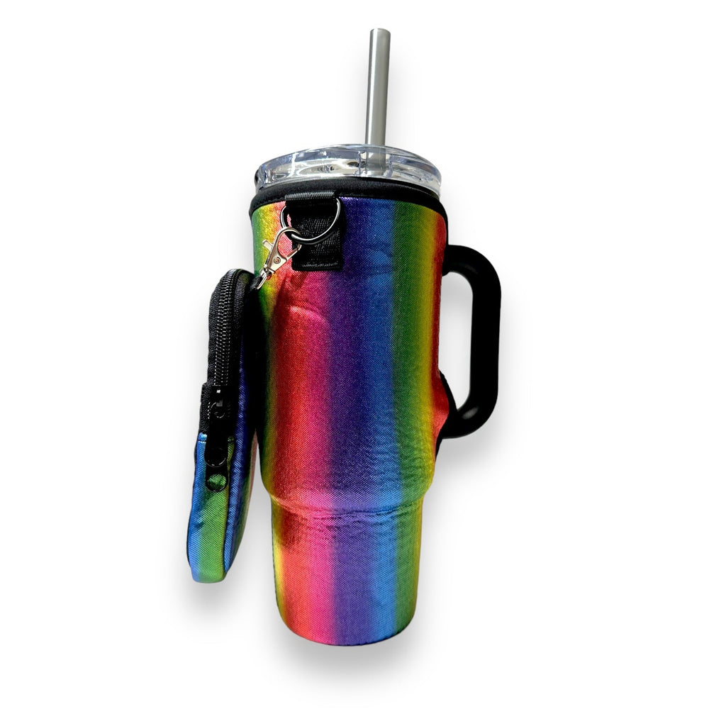 Radiant Rainbow Clip On Pocket Attachment - Drink Handlers