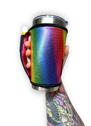 Radiant Rainbow Large / XL Bottomless Handler™ - Drink Handlers