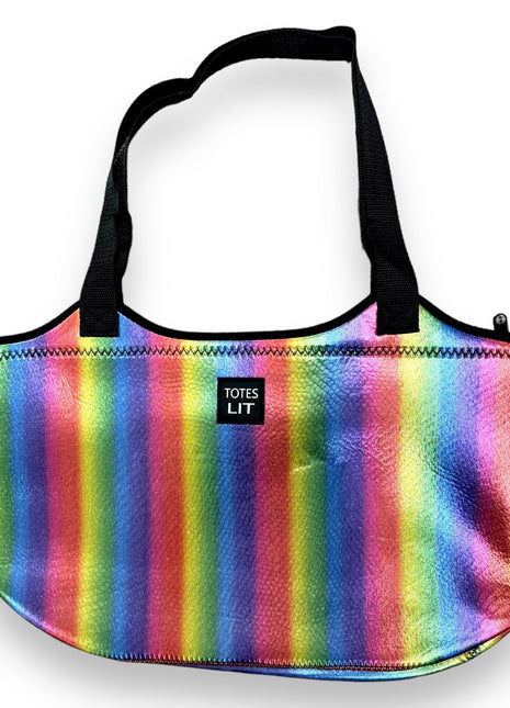 Radiant Rainbow Neoprene Tote - Drink Handlers