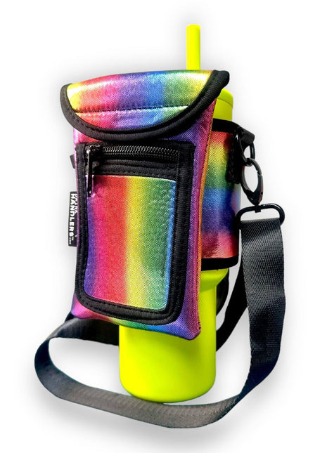 Radiant Rainbow Wrap Around Drink Pocket - Drink Handlers