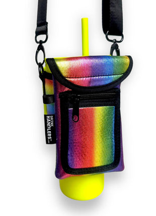 Radiant Rainbow Wrap Around Drink Pocket - Drink Handlers