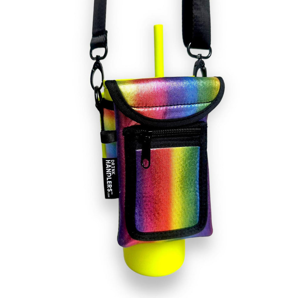 Radiant Rainbow Wrap Around Drink Pocket - Drink Handlers