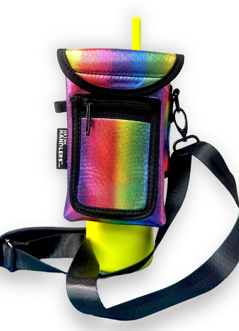 Radiant Rainbow Wrap Around Drink Pocket - Drink Handlers