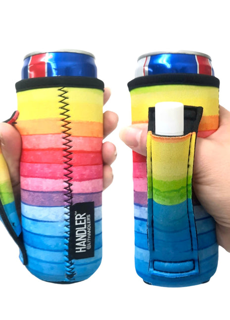 Rainbow 12oz Slim Can Handler™ - Drink Handlers