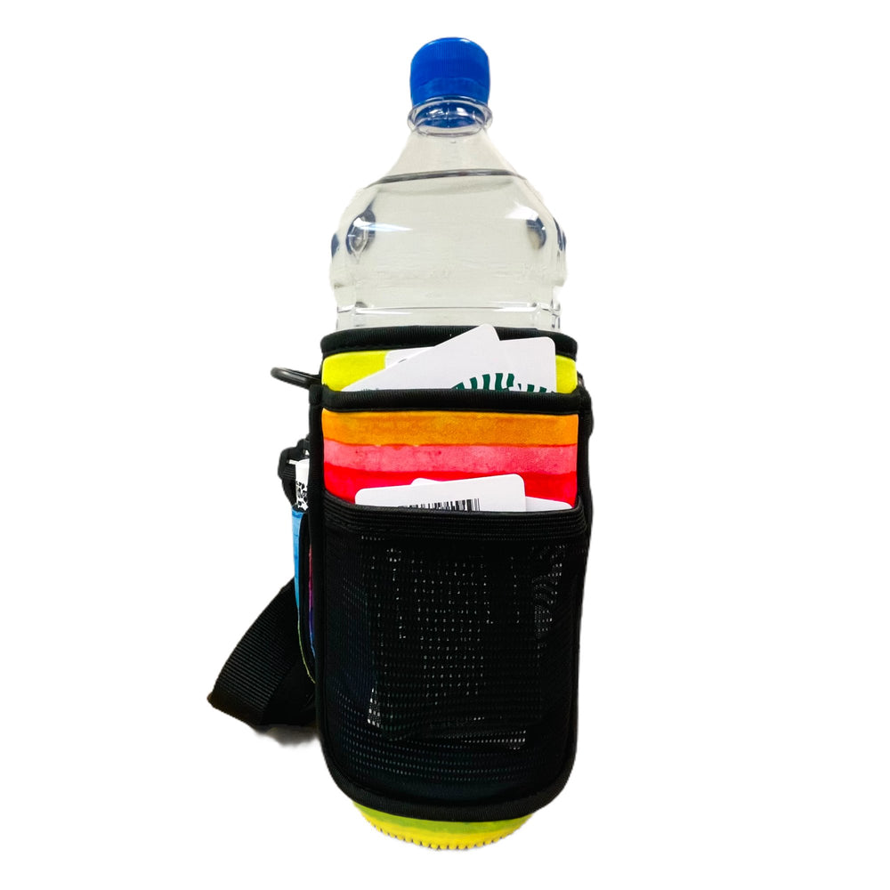 Rainbow 30-40oz Tumbler Handler™ With Carrying Strap - Drink Handlers