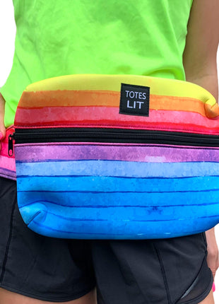 Rainbow Fanny Packin' Tote - Drink Handlers