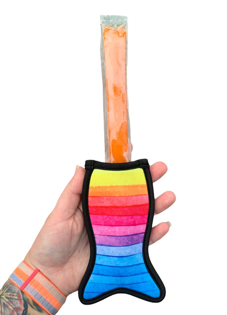 Rainbow Mermaid Icy Pop Holder - Drink Handlers