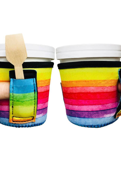 Rainbow Pint Size Ice Cream Handler™ - Drink Handlers