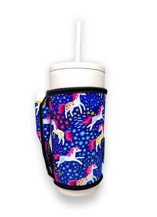 Rainbow Unicorns Large / XL Bottomless Handler™ - Drink Handlers