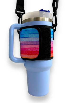 Rainbow Wrap Around Drink Pocket *PREORDER* - Drink Handlers