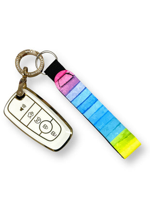 Rainbow Wristlet Keychain - Drink Handlers