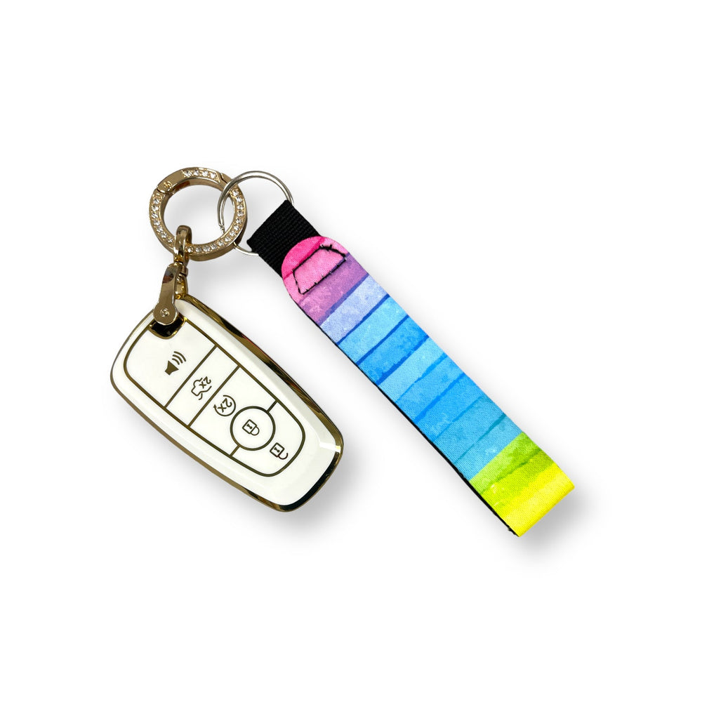 Rainbow Wristlet Keychain - Drink Handlers