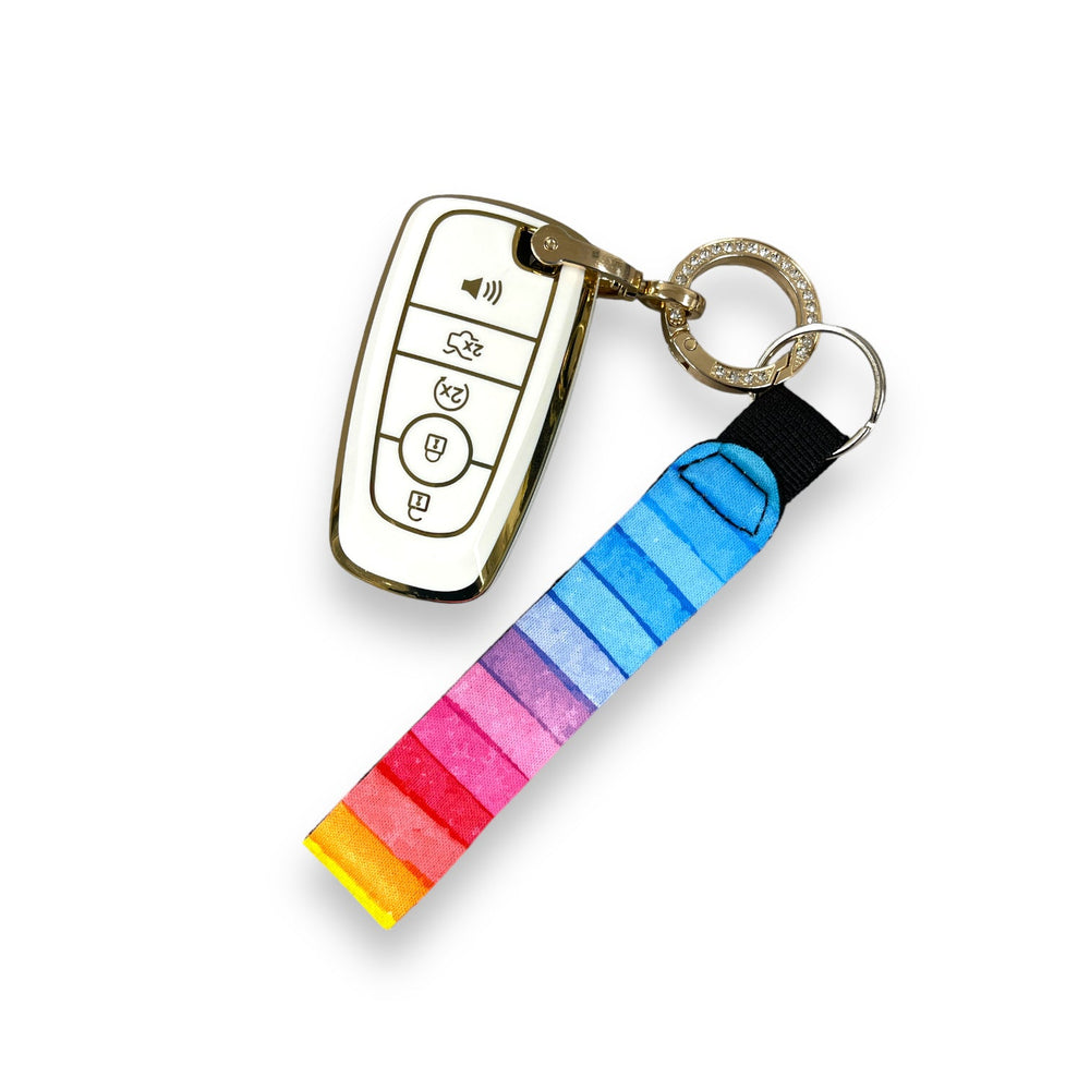 Rainbow Wristlet Keychain - Drink Handlers