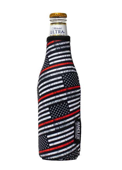 Red Line 12oz Bottleneck Sleeve - Drink Handlers