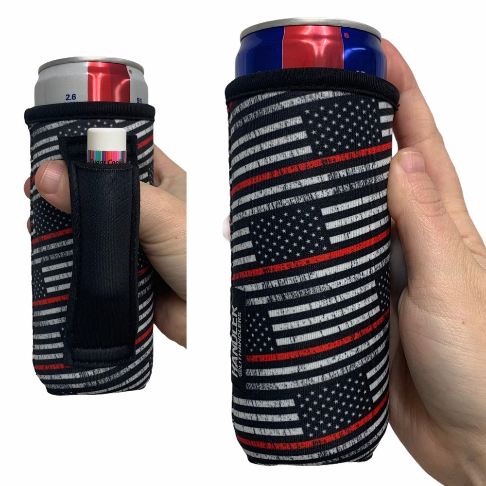 Red Line 12oz Slim Can Handler™ - Drink Handlers
