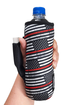 Red Line 16-24oz Water Bottle Handler™ - Drink Handlers