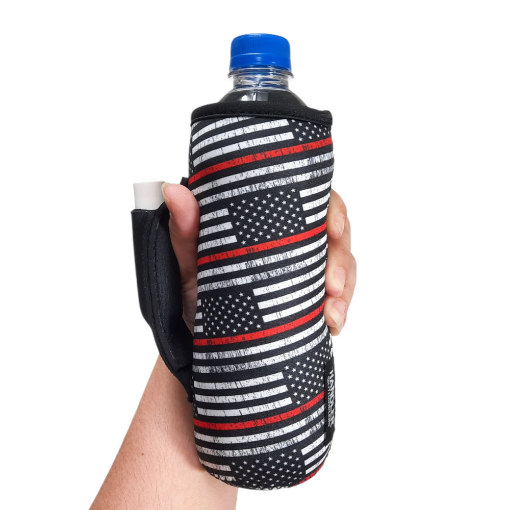Red Line 16-24oz Water Bottle Handler™ - Drink Handlers