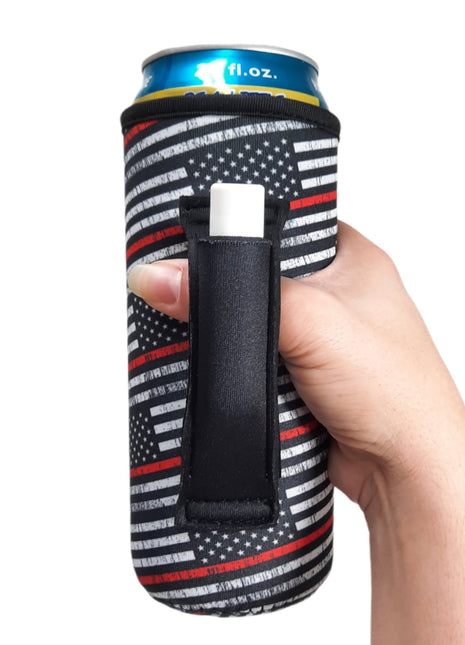 Red Line 16-24oz Water Bottle Handler™ - Drink Handlers