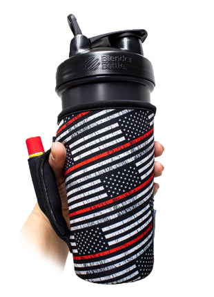 Red Line 20oz Large Coffee / Tea / Tumbler Handler™ - Drink Handlers