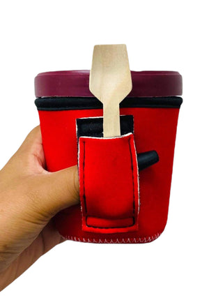 Red Pint Size Ice Cream Handler™ - Drink Handlers