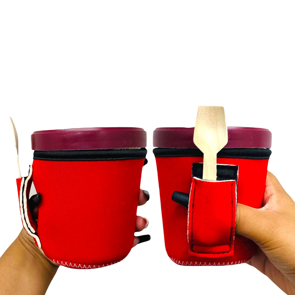 Red Pint Size Ice Cream Handler™ - Drink Handlers
