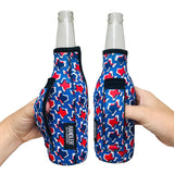 Red White & Texas 12oz Bottleneck Handler™ - Drink Handlers