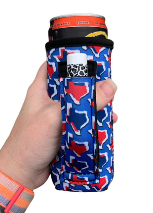 Red White & Texas 12oz Slim Can Handler™ - Drink Handlers