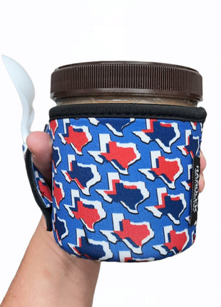 Red White & Texas Pint Size Ice Cream Handler™ - Drink Handlers