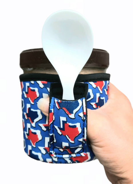 Red White & Texas Pint Size Ice Cream Handler™ - Drink Handlers