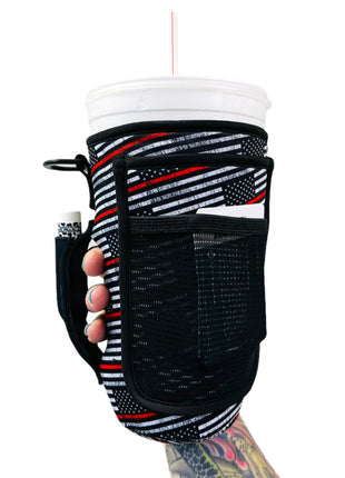 RedLine 30-40oz Tumbler Handler™ With Carrying Strap - Drink Handlers
