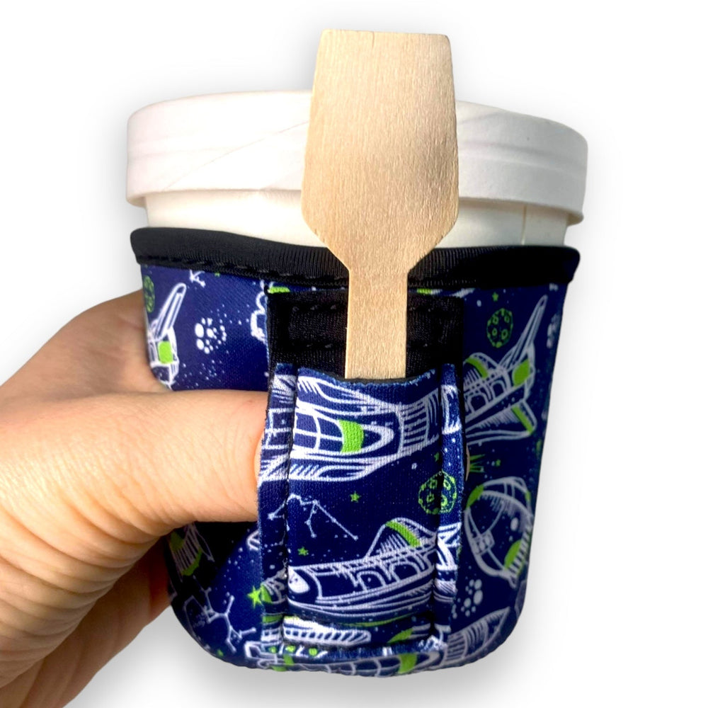 Rocket Ships Pint Size Ice Cream Handler™ - Drink Handlers