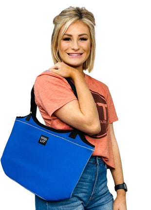 Royal Blue Neoprene Tote - Drink Handlers