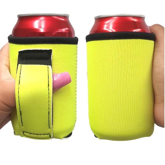 Safety Yellow 12oz Regular Can Handler™ - Drink Handlers