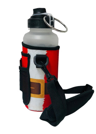 Santa 30-40oz Tumbler Handler™ With Carrying Strap - Drink Handlers