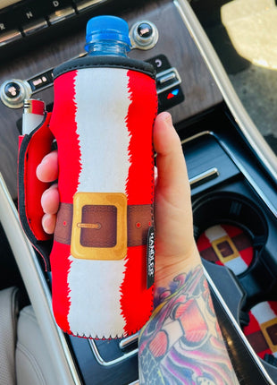 Santa Neoprene Car Coasters - Drink Handlers