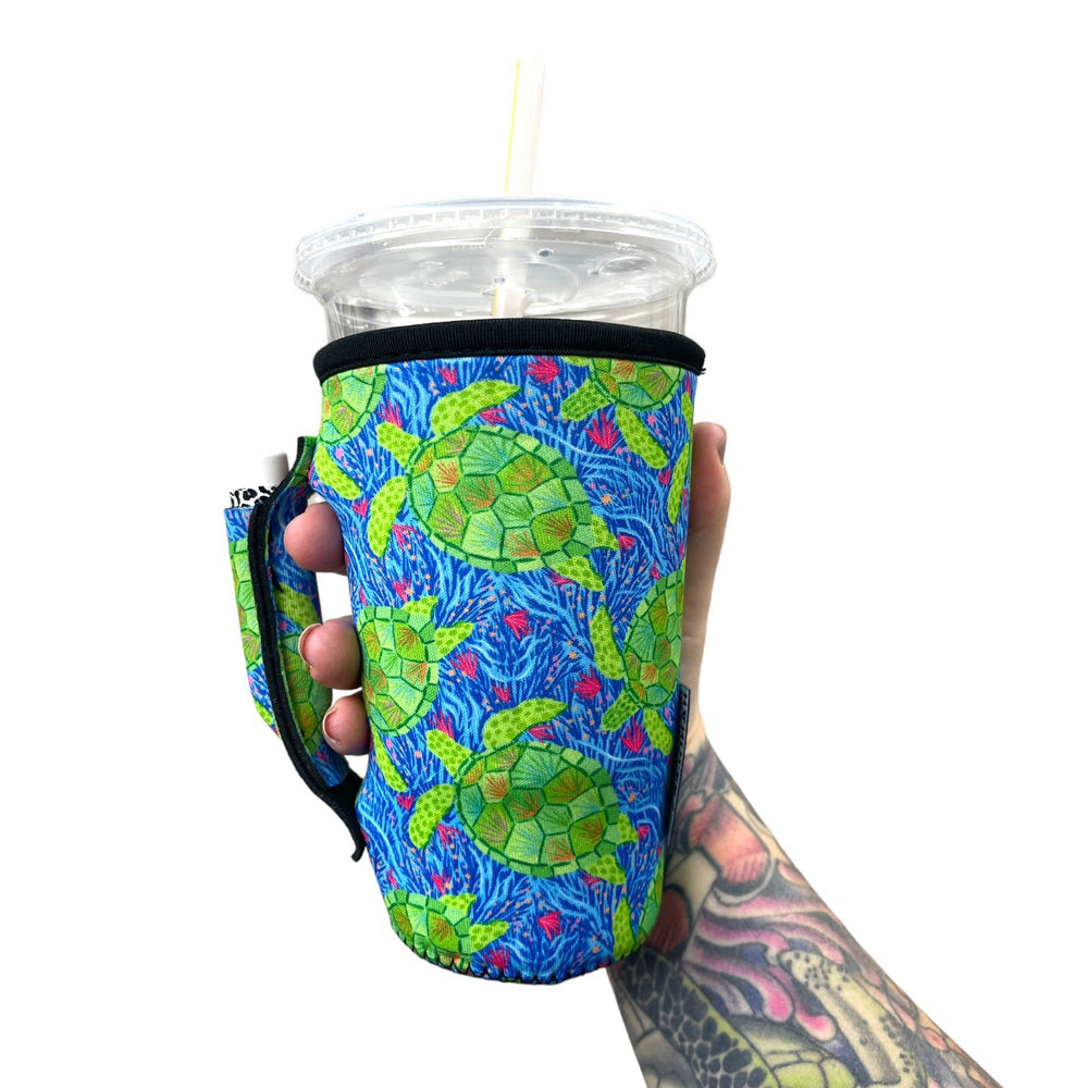 Sea Turtles 20oz Large Coffee / Tea / Tumbler Handler™ - Drink Handlers
