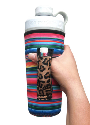 Serape w/ Leopard 30oz Tumbler Handler™ - Drink Handlers